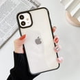 thumbnail image 5 of Crystal Clear Case for iPhone 12 Pro Max 6.7",Cute Girls Transparent Soft Ultra Slim Anti-Scratch Bumper Protective Cover for iPhone 12 Pro Max 6.7" Black, 5 of 10