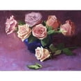 thumbnail image 3 of Strube, Ling 18x15 Black Modern Framed Museum Art Print Titled - Rose Bouquet II, 3 of 5