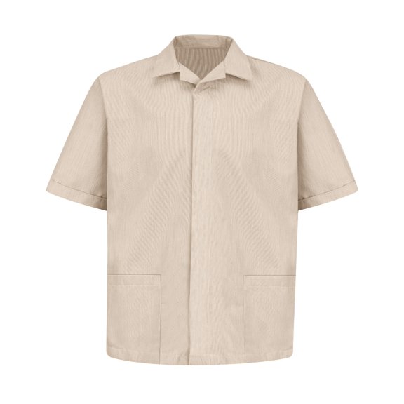 Red Kap Men's Short Sleeve Pincord Shirt Jacket