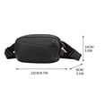 thumbnail image 2 of RKSTN Crossbody mens Personalized Men' Solid Color Leisure Nylon Backpack Large Capacity Daily Personalized Chest Bag, 2 of 3