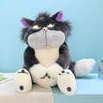 thumbnail image 5 of Peluche divertido de gato Lucifer de 30 cm: travieso gato diablo de peluche, muñeco de gato suave de estilo gótico kawaii para regalo y coleccionistas., 5 of 5