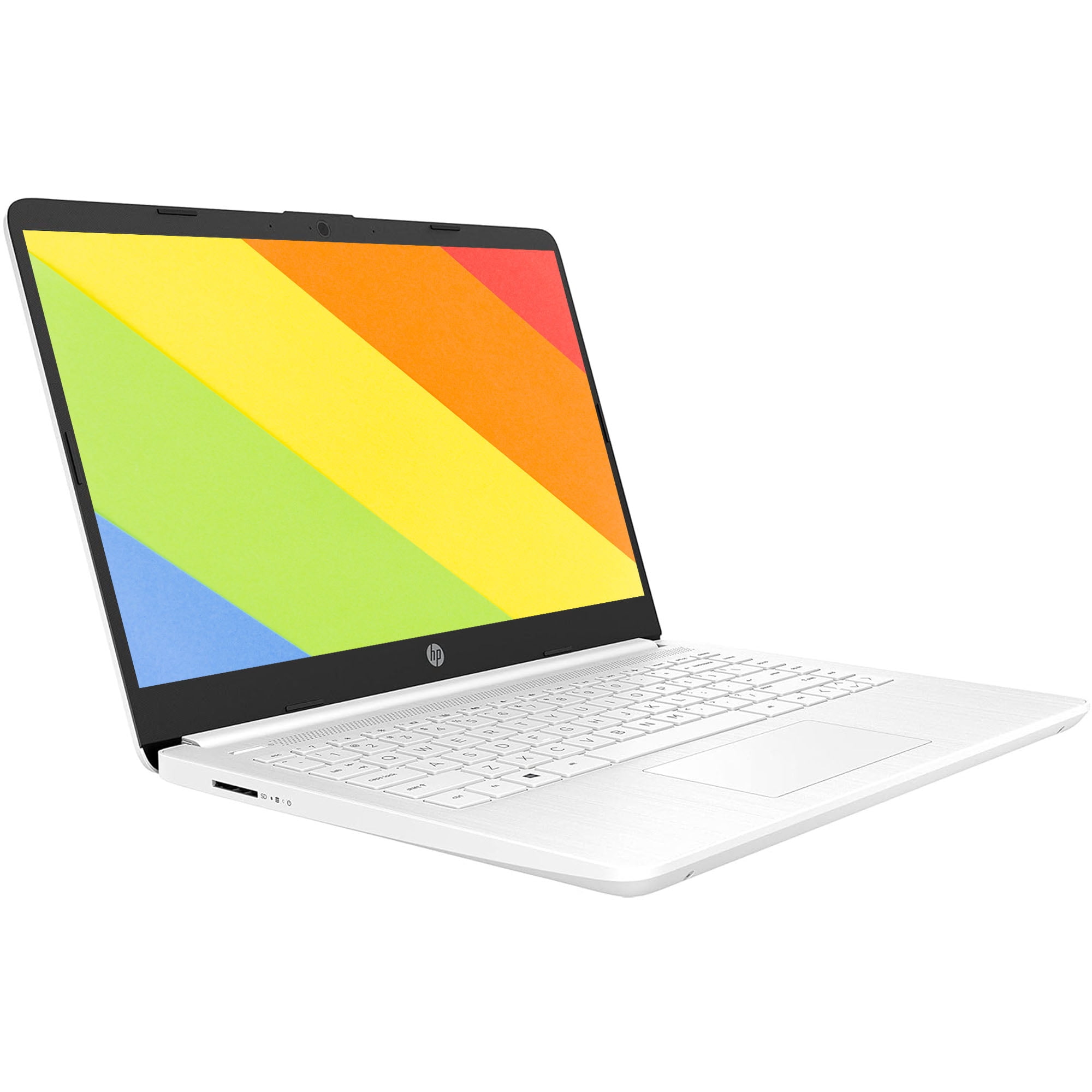 HP 14 14" HD Laptop Computer, Intel Celeron N4120, 16GB RAM, 192GB Storage(64GB eMMC+128GB SD Card), 1 Year Office 365, Long Battery Life, Win 11 Home in S Mode, Student & Home, White