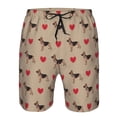 thumbnail image 3 of Pofeuu German Shepherd Dog Prin Men's Swim Trunks Quick Dry Bathing Suit Swimming Board Shorts Mesh Lining Beach Swimwear-XX-Large, 3 of 6