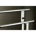 thumbnail image 3 of Kingston Brass SCC6031 Edenscape 32-7/16 Inch Freestanding Pedestal 2-Tier L-Shape Towel Rack in Polished Chrome, 3 of 8