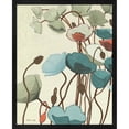 thumbnail image 2 of Great Art Now Blue Pavots Ondule by Shirley Novak, 2 Piece Framed Art Set Each 17.25"W x 21.25"H, 2 of 3
