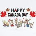 thumbnail image 2 of CafePress - Happy Canada Day Infant Bodysuit - Baby Light Bodysuit, Size Newborn - 24 Months, 2 of 4