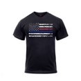 thumbnail image 2 of Rothco Thin Blue Line  Thin Red Line T-shirt Black 61660, 2 of 2