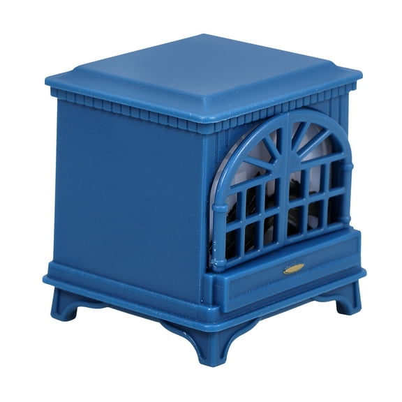 Zehuanyu Dollhouse Furniture Decoration Mini Plastic Fireplace Model Dollhouse Layout LED Fireplace