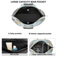 thumbnail image 2 of Daisy Women's Large Weekend Travel Bag Moving Canvas Handbag Thick Double Layer Beach Weekend Travel Unisex Hospital Maternity Delivery with Toiletry Waterproof, 2 of 5
