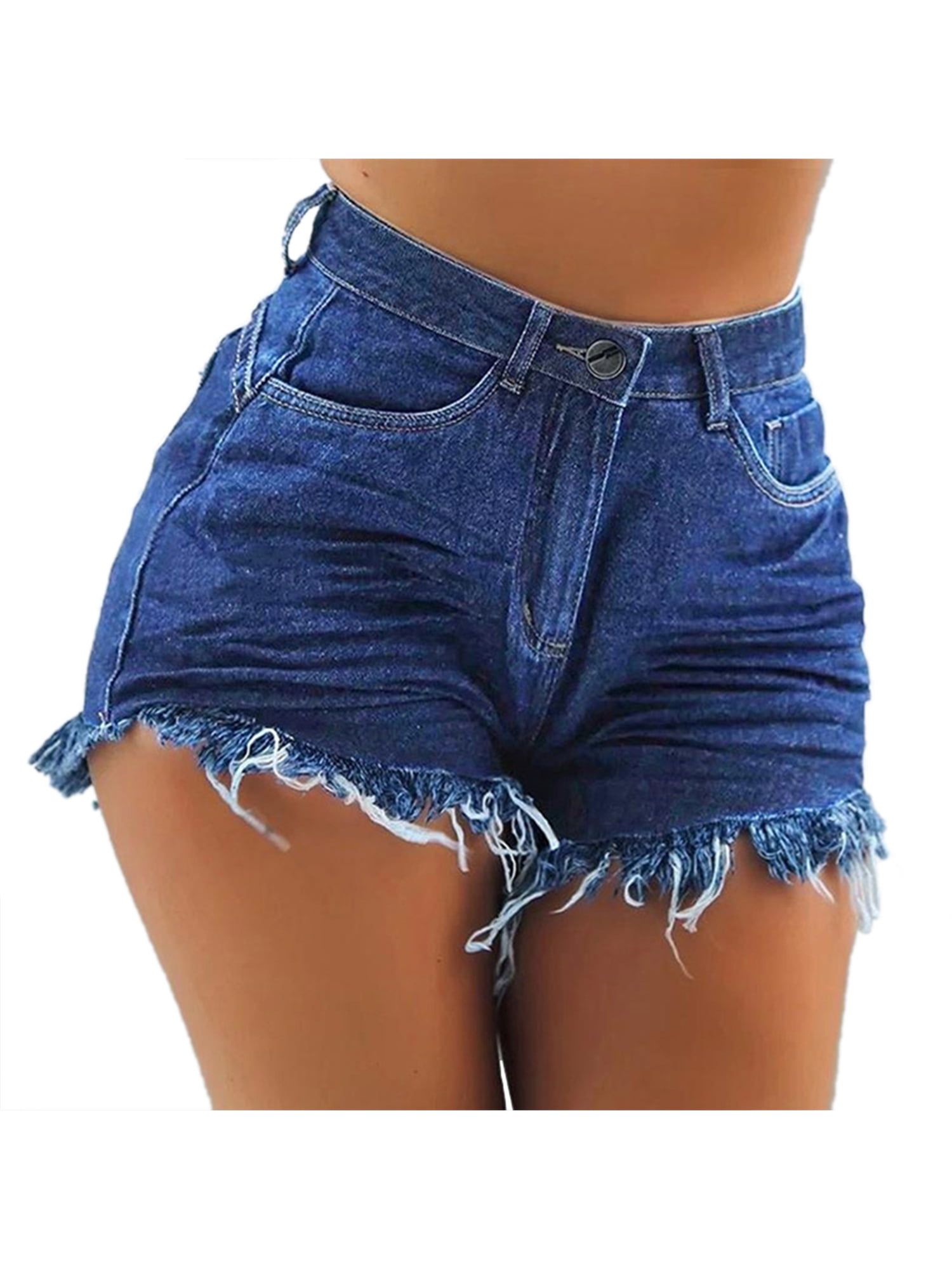 Womens Clothing Shorts Jean and denim shorts Pink Boohoo Relaxed Fit Denim Shorts With Gusset in Ice Blue 