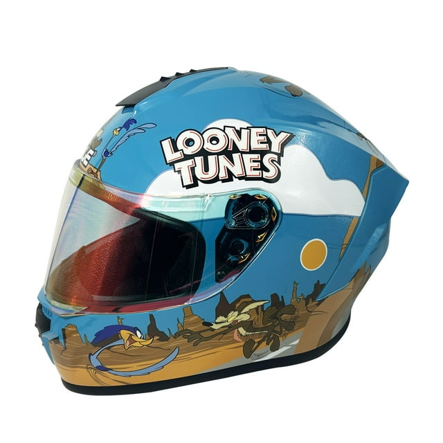Casco Para Moto Looney Tunes Integral EDGE Frankie Certificado L