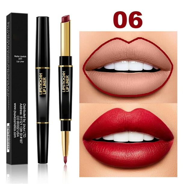 Set de Delineador de Labios | Delineador de Labios de Larga Duración | Color 24 H | Fórmula Hidratante Nutritiva | 1 Delineador de Labios
