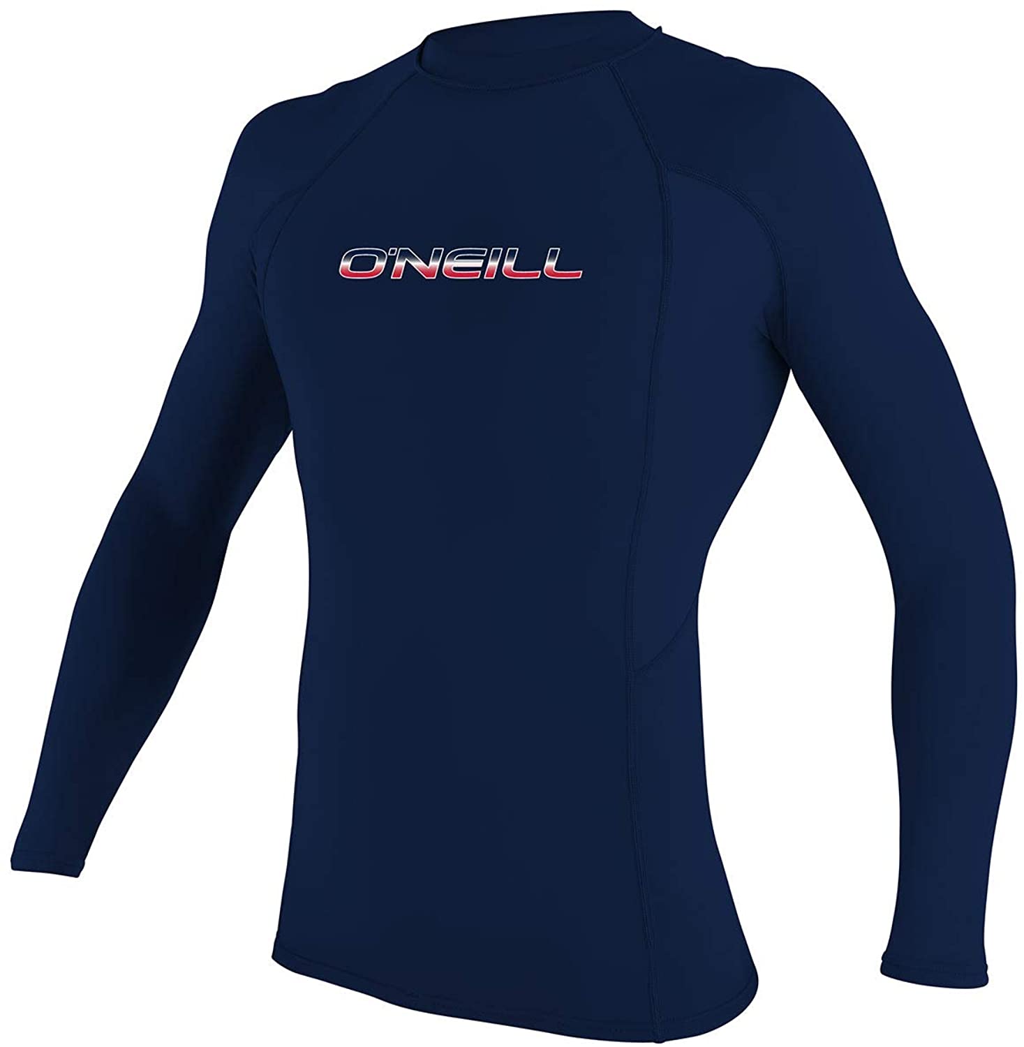 O'Neill Muta Basic Skins UPF 50+ Maniche Lunghe Uomo, Bianca, Taglia M, In Nylon/spandex, Protezione Solare E Antieruzione