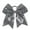 Grey, variant on Ltpwer Sequin Cheer Bow Hair Ties for Women, Sparkly Bow Ponytail Holders, Elastic Band Backing, Glitter Hair Accessories for Cheerleading Practice, School, Dance Performances Dark Blue One size