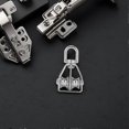 thumbnail image 2 of Lifting Pulleys Stainless Steel Pulley Block for Harsh Environments Silver for Towing 2Pcs, 2 of 4