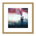 thumbnail image 1 of Berli Mike Presence Abstract Painting 8X8 Inch Square Wooden Framed Wall Art Print Picture with Mount, 1 of 4