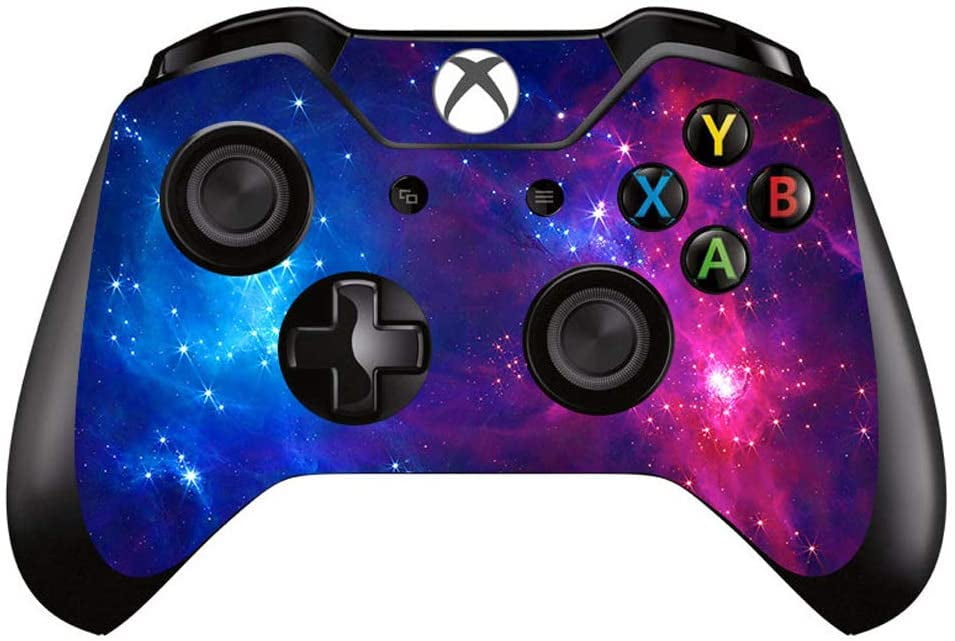 XB1 SKINOWN Xbox 1 Cosmic Nebular Skin Sticker Vinly Decal Cover for Xbox One Console and 2 Controller with 1 Kinect Skins