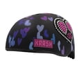 thumbnail image 2 of Casco Bicicleta Bokeh Bling Corazones Negro Niña C-Preme, 2 of 4