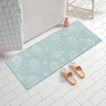 thumbnail image 2 of Pioneer Flower Floral Print Pattern Bathroom Rugs Mat, Non Slip Microfiber Bathroom Rug with Rubber Backing, Soft Mats for Bathroom Floor Tub Shower, 24"x60", 2 of 5