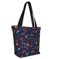 thumbnail image 2 of Fotbe Games Pattern Beach Tote,Shoulder Handbag,Spacious Tote Bag,Lightweight Travel Bag,Versatile Shopping Bag, 2 of 9