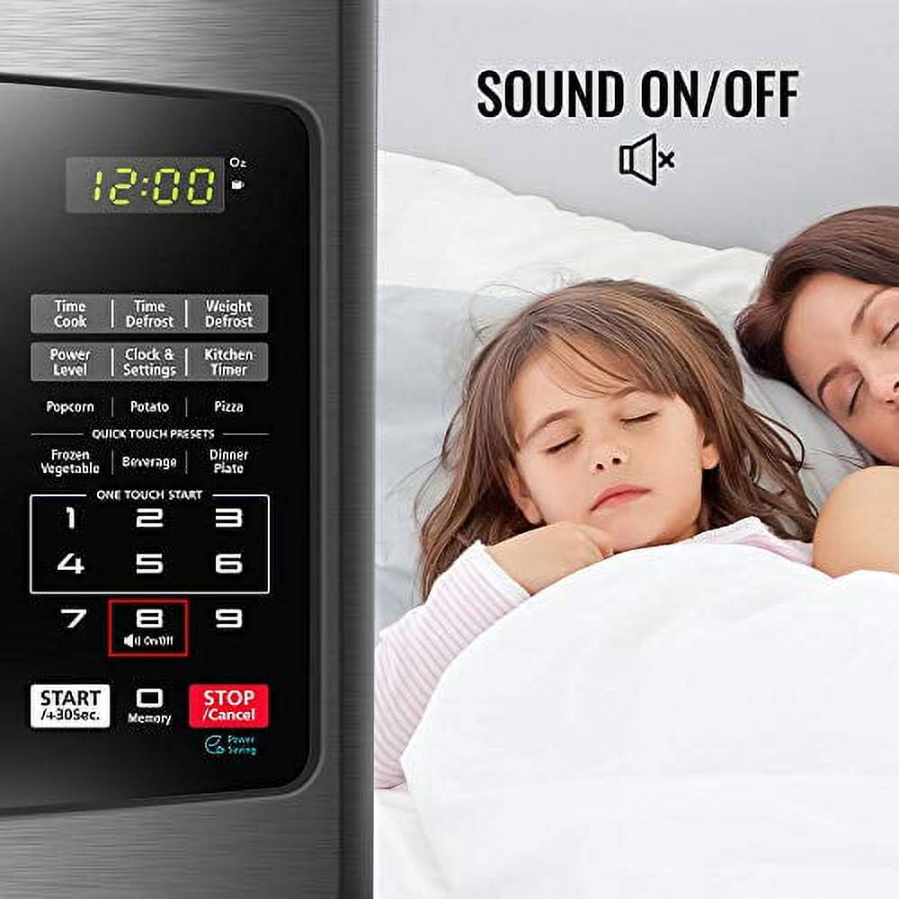 Toshiba Microwave Oven, New, 0.9 Cu. Ft, 16 in, Countertop, Black, EM925A5A-BS