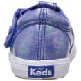 thumbnail image 3 of Keds Girls' Daphne T-Strap Sneaker, Blue Iridescent, 4 M US Toddler, 3 of 8