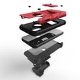 thumbnail image 5 of ZIZO Bolt Series for iPhone XR Case with Screen Protector Kickstand Holster Lanyard - Red & Black, 5 of 6