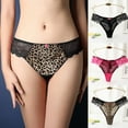 thumbnail image 1 of Femmes Trois Pièces Grande Taille Sexy Dentelle String Coton Entrejambe Sous-Vêtements, 1 of 5