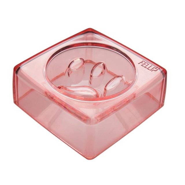 Plato Para Mascotas Fellip Kristal Good Manners 490 Ml Rojo Fellip Kristal Good Manners