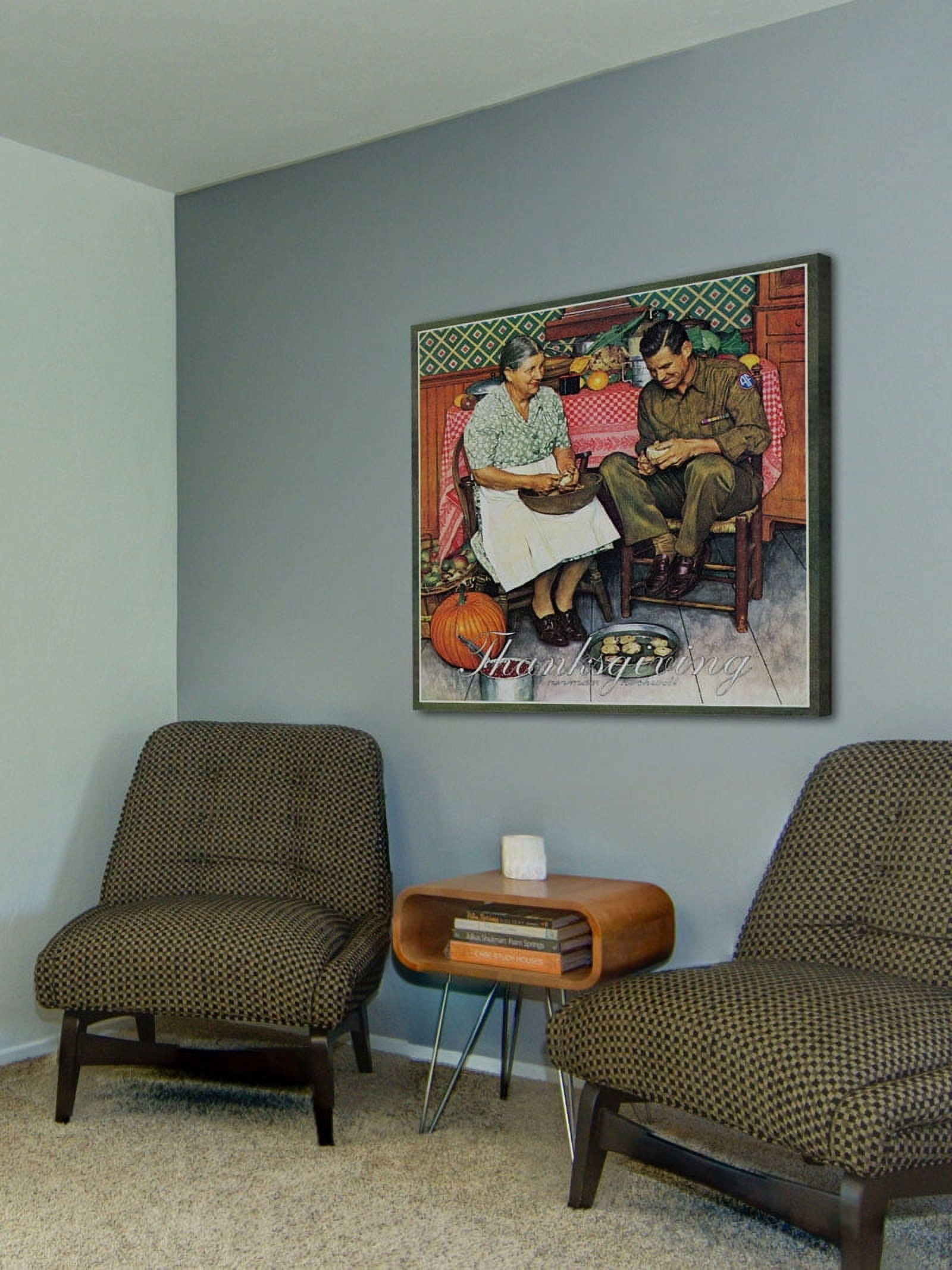 Marmont Hill "Home for Thanksgiving" by Norman Rockwell Painting Print on Canvas