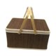 thumbnail image 2 of Contenedor De Cesta Tejida De Bambú Con Asa Plegable Para Frutas, Pan De Pastel, 2 of 9