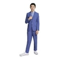 thumbnail image 3 of Pantalones Tommy Hilfiger para niños, parte delantera plana, rectos, azul, talla 16, 3 of 3