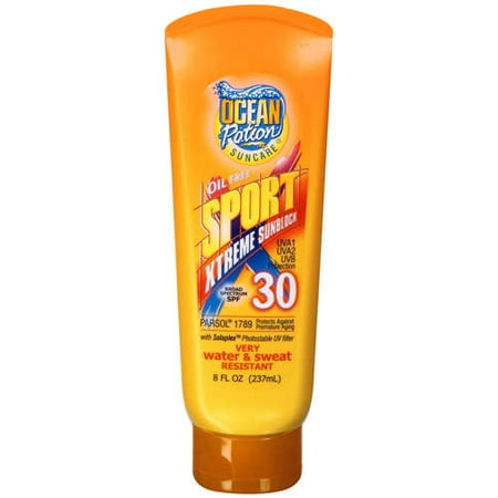 Ocean Potion Oil Free Sport Xtreme Sunblock Cream SPF 30, 8 fl oz