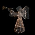 thumbnail image 2 of 48" 3D Lighted Glittered Trumpeting Angel Christmas Decoration, 2 of 3