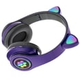 thumbnail image 3 of Auriculares inalámbricos Methold Auriculares con orejas de gato LED con micrófono BT5.0, 3 of 6