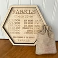 thumbnail image 6 of Farkle Dice Game Wooden Tray - Handcrafted Farkle Dice Board With Storage Compartments For Family And Strategy, 6 of 6