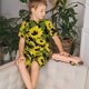 thumbnail image 4 of Balery Sunflowers In Vintage Conjunto de Pijama Infantil de Manga Corta con Estampado – Ropa de Dormir de Algodón Suave-4X-Large, 4 of 6