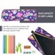 thumbnail image 5 of Easygdp Skull rainbow mushroom colorful para Estuche de Lápices de Cuero, Estuche de Papelería de Cuero, Estuche de Gran Capacidad con Cremallera, 5 of 7