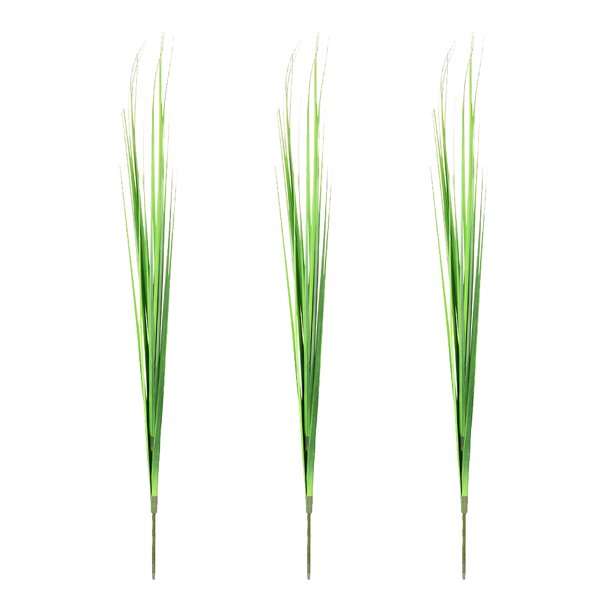 3 unids plantas artificiales artificial cebolla hierba arbustos plantas de arreglo de flores
