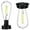 Clear, variant on erfcxs Solar Lights Replacement Solar Panel For Garden Lights 7 Cm Solar Lamps Replacement Parts Top With Bright LED Light Bulb Solar