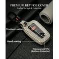 thumbnail image 5 of Key Fob Cover Compatible with Toyota RAV4 Highlander Camry Avalon 4Runner Corolla Prius 2021-2026 Keychain Case Holder Protector,Gray, 5 of 7