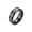 Black, variant on PAMTIER Unisex Stainless Steel Brushed Finish CZ Wedding Band Engagement Promise Couple Ring Minimalist Daily Jewelry Brithday Christmas Gift for He Her