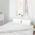 thumbnail image 2 of PiccoCasa 2Pcs Microfiber Travel Pillowcases with Zipper Closure, White, 14"x20", 2 of 7
