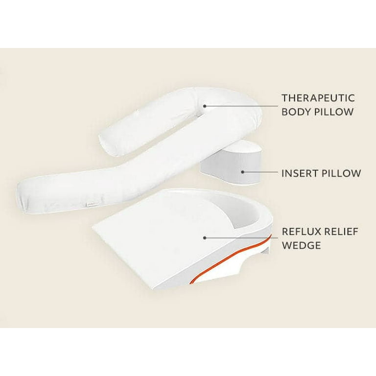 MedCline Shoulder Relief Wedge and Body Pillow System with Extra Cases  Right for sale online
