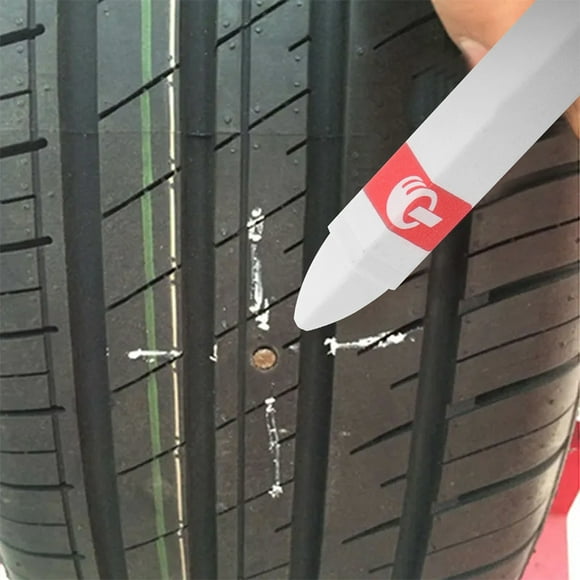 BESTYASH 5Pcs White Tire Chalk Markers for Cars Motorcycles Easy to Use Tire Repair Pen