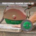 thumbnail image 3 of VEVOR Core Drill Bit, 2" Wet Diamond Core Drill Bits, 14" Drilling Depth Concrete Core Drill Bit with Saw Blade, 1-1/4"-7 Inner Thread, Laser Welding, Diamond Wet Coring Bit, 3 of 9