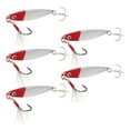 thumbnail image 2 of Jig Fishing Lures, Lifelike 15g Vib Fishing Lure  For Lake For Bank Red Head Silver Body, 2 of 8