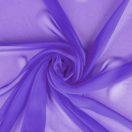 Solid Chiffon Fabric for Arts Crafts Sewing