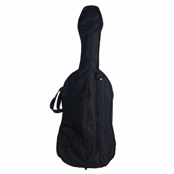 4/4 Acoustic Cello Case Bow Rosin Wood Color