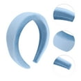 thumbnail image 3 of Unique Bargains 1 Pc Simple Pure Color Headbands for Women Sky Blue, 3 of 6